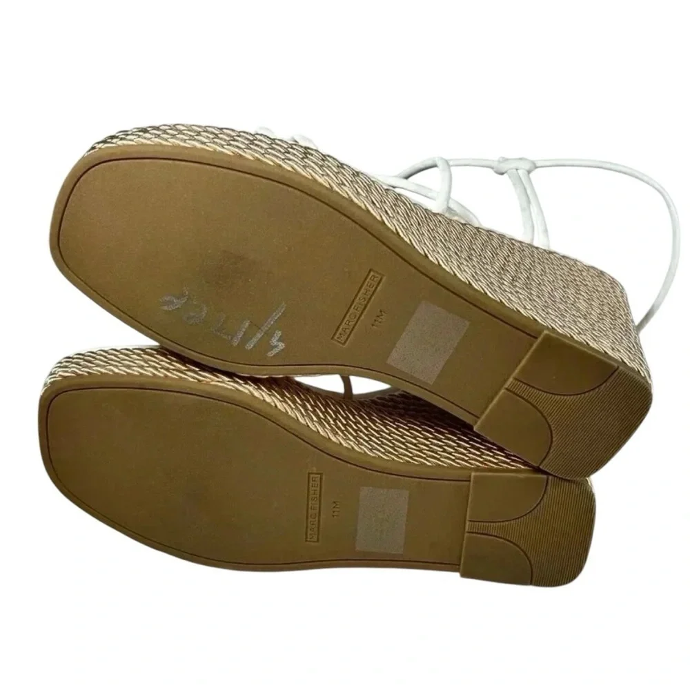 Marc Fisher Zeki Size 11 Platform Wedge Sandal Espadrille